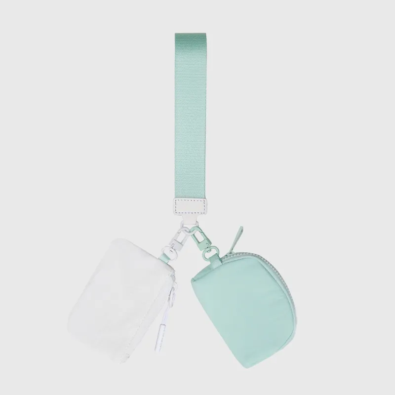 Anna-Kaci Dual - Pocket Hanging Wallet with Strap - Ideal for Cash, Cards and Small Items sold by Anna-Kaci