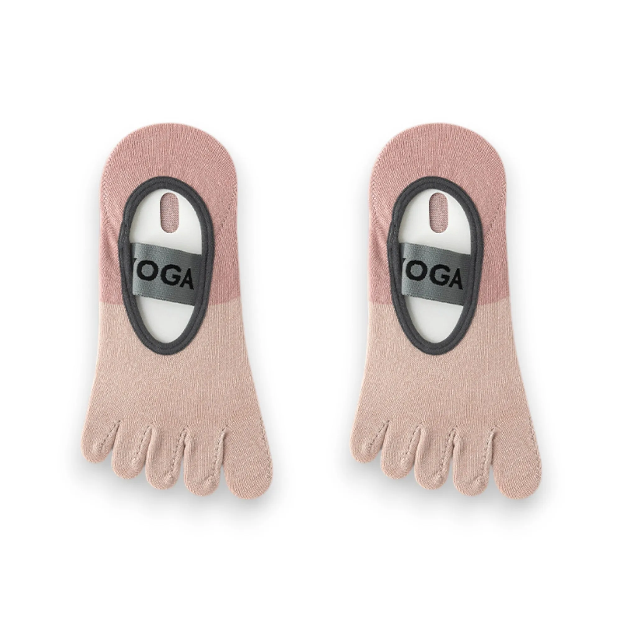 Anna-Kaci 3 Pairs Women's Cotton Sports Five Toe Anti Slip Fitness Yoga Socks with Elastic Strap sold by Anna-Kaci product image thumbnail 4