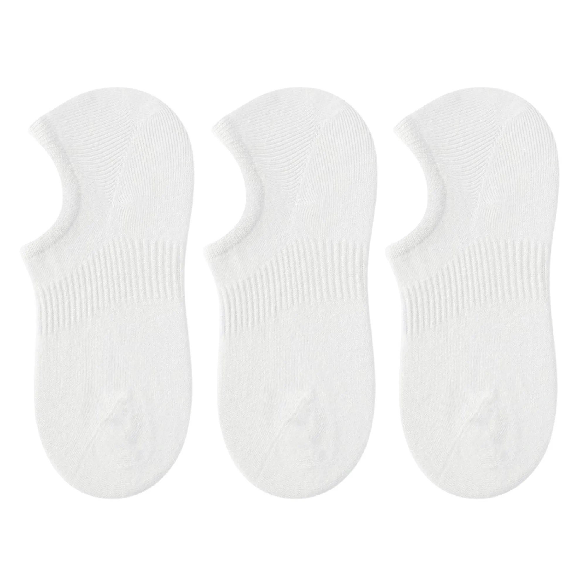 Anna-Kaci 3-Pack Women's Pure Cotton Low Cut Socks with Heel Grip Anti-Slip Design sold by Anna-Kaci