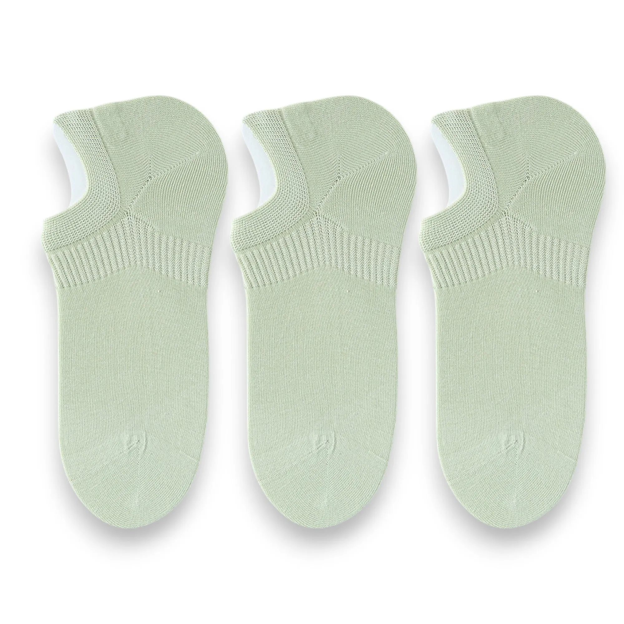 Anna-Kaci 3-Pack Women's Pure Cotton Low Cut Socks with Heel Grip Anti-Slip Design sold by Anna-Kaci product image thumbnail 5