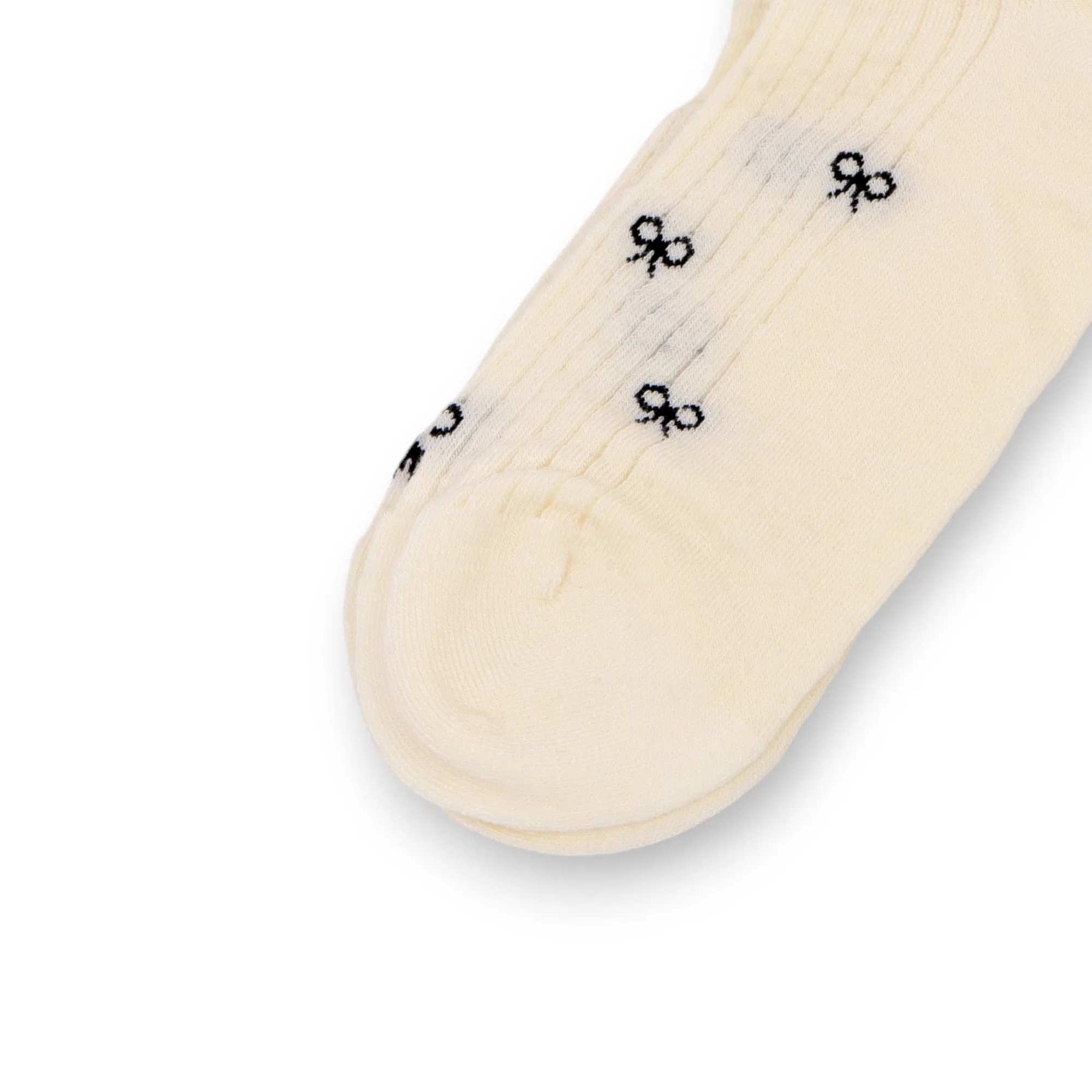 Anna-Kaci 3-Pack Women's Crew Socks with Allover Bow Embroidery and Ribbed Texture sold by Anna-Kaci product image thumbnail 3