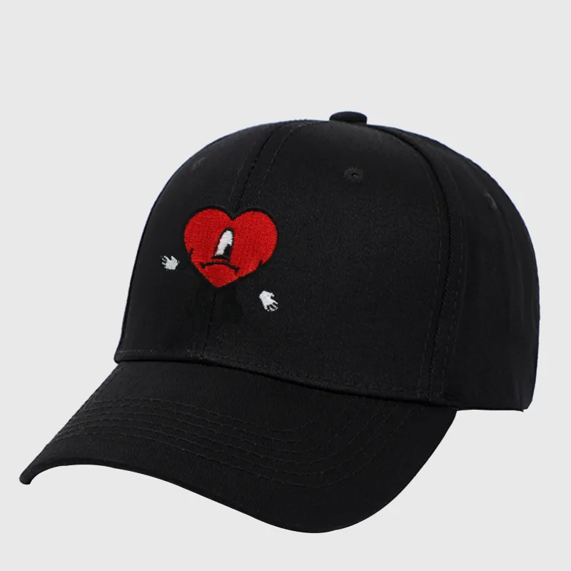 Anna-Kaci Women's Embroidered Heart Design Adjustable Baseball Cap sold by Anna-Kaci