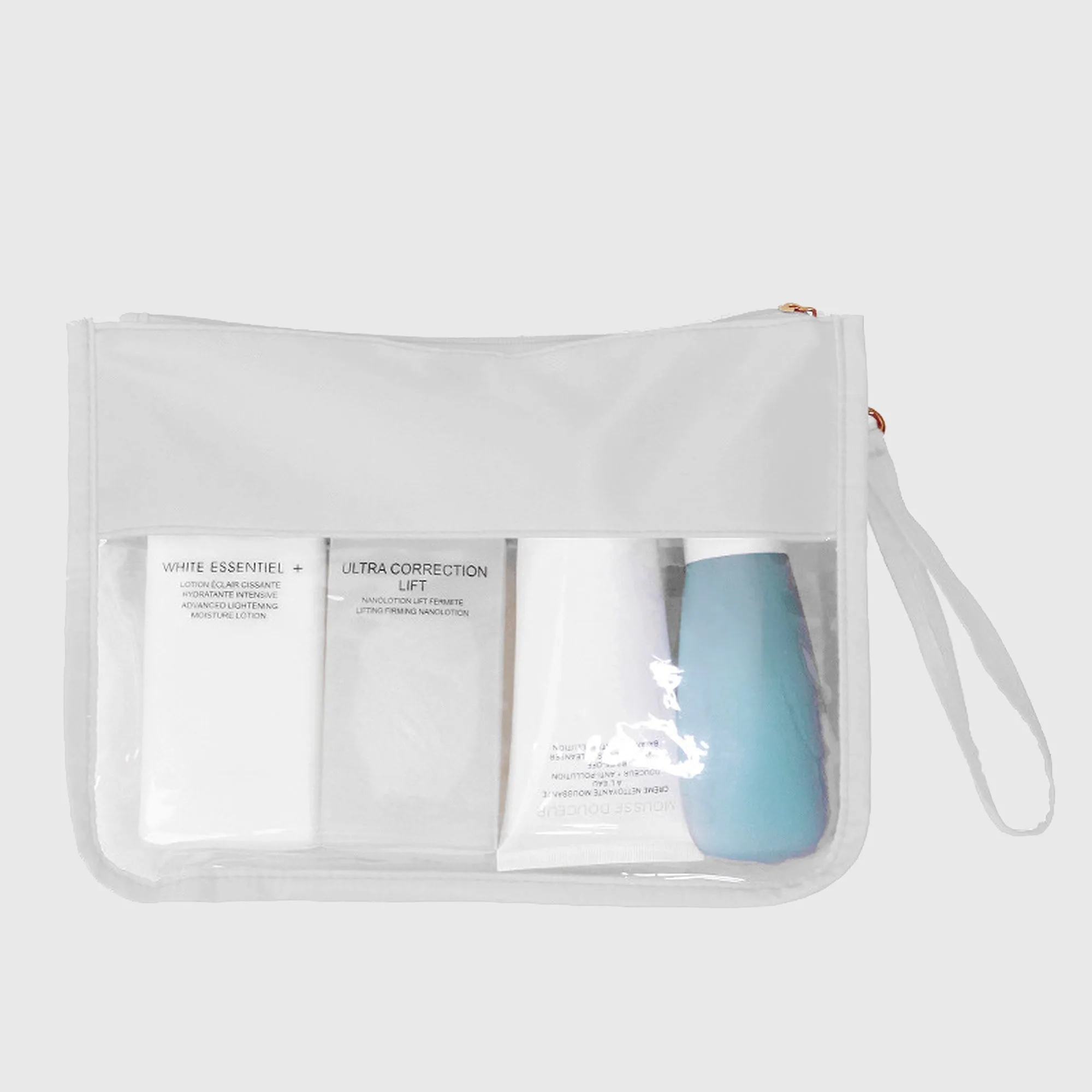 Anna-Kaci Women's Transparent PVC Cosmetic Bag-Lightweight Travel Makeup Organizer sold by Anna-Kaci