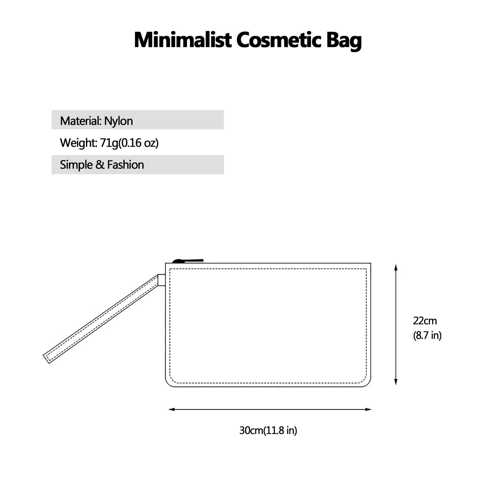 Anna-Kaci Women's Transparent PVC Cosmetic Bag-Lightweight Travel Makeup Organizer sold by Anna-Kaci product image thumbnail 5