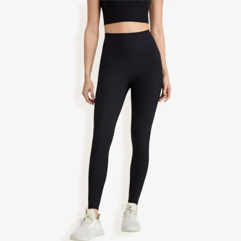 High Waist Seamless Leggings with Stretchy Compression Fit sold by Anna-Kaci