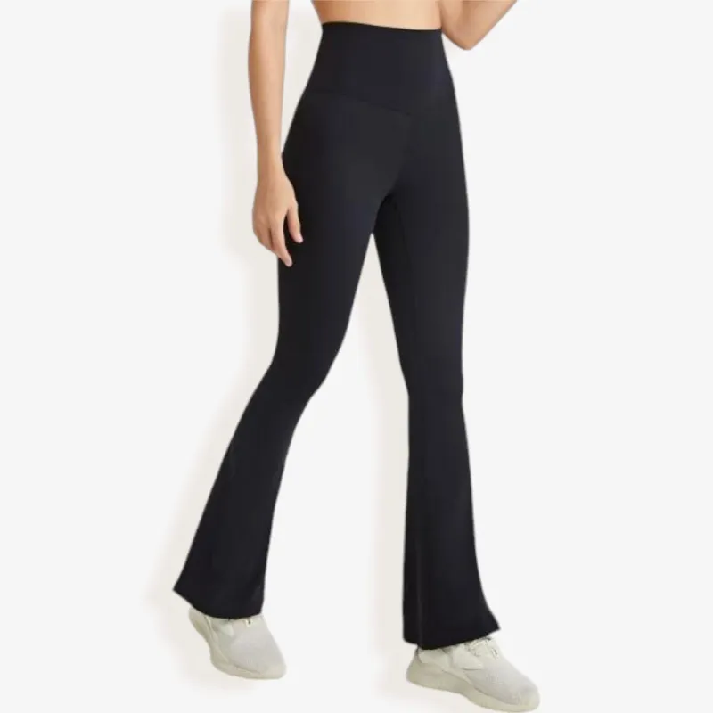 High Waist Flare Leggings with Comfortable Stretch Fit sold by Anna-Kaci