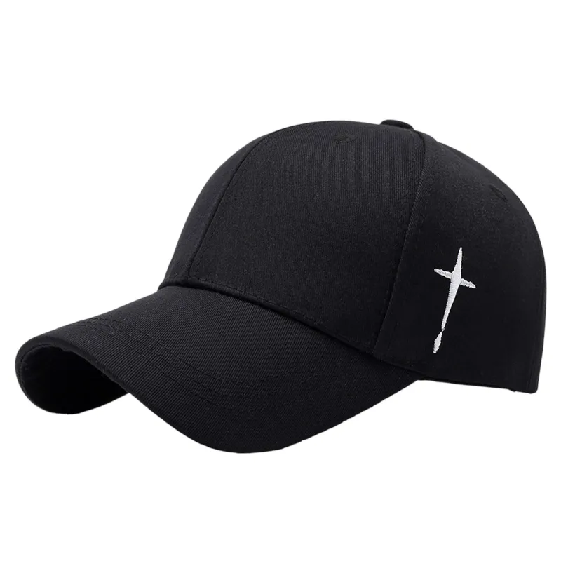 Anna-Kaci Unisex Baseball Cap with Cross Embroidery sold by Anna-Kaci