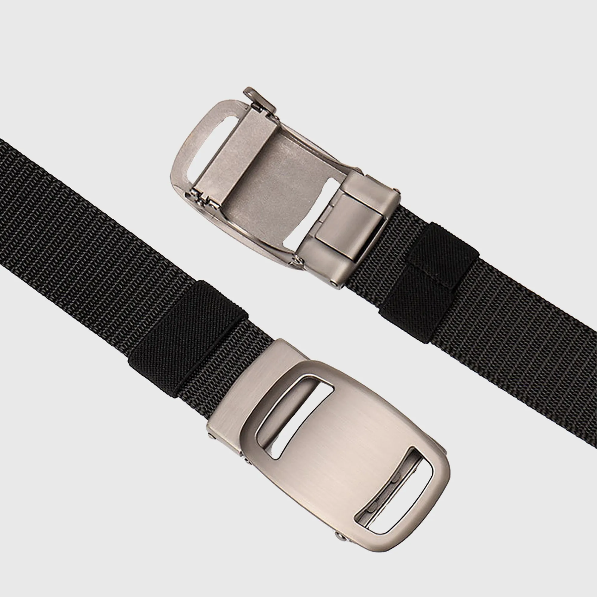 Anna-Kaci Women's Nylon - Look Canvas Belt with Alloy Automatic Buckle sold by Anna-Kaci product image thumbnail 2