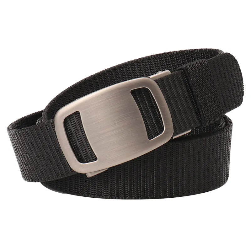 Anna-Kaci Women's Nylon - Look Canvas Belt with Alloy Automatic Buckle sold by Anna-Kaci