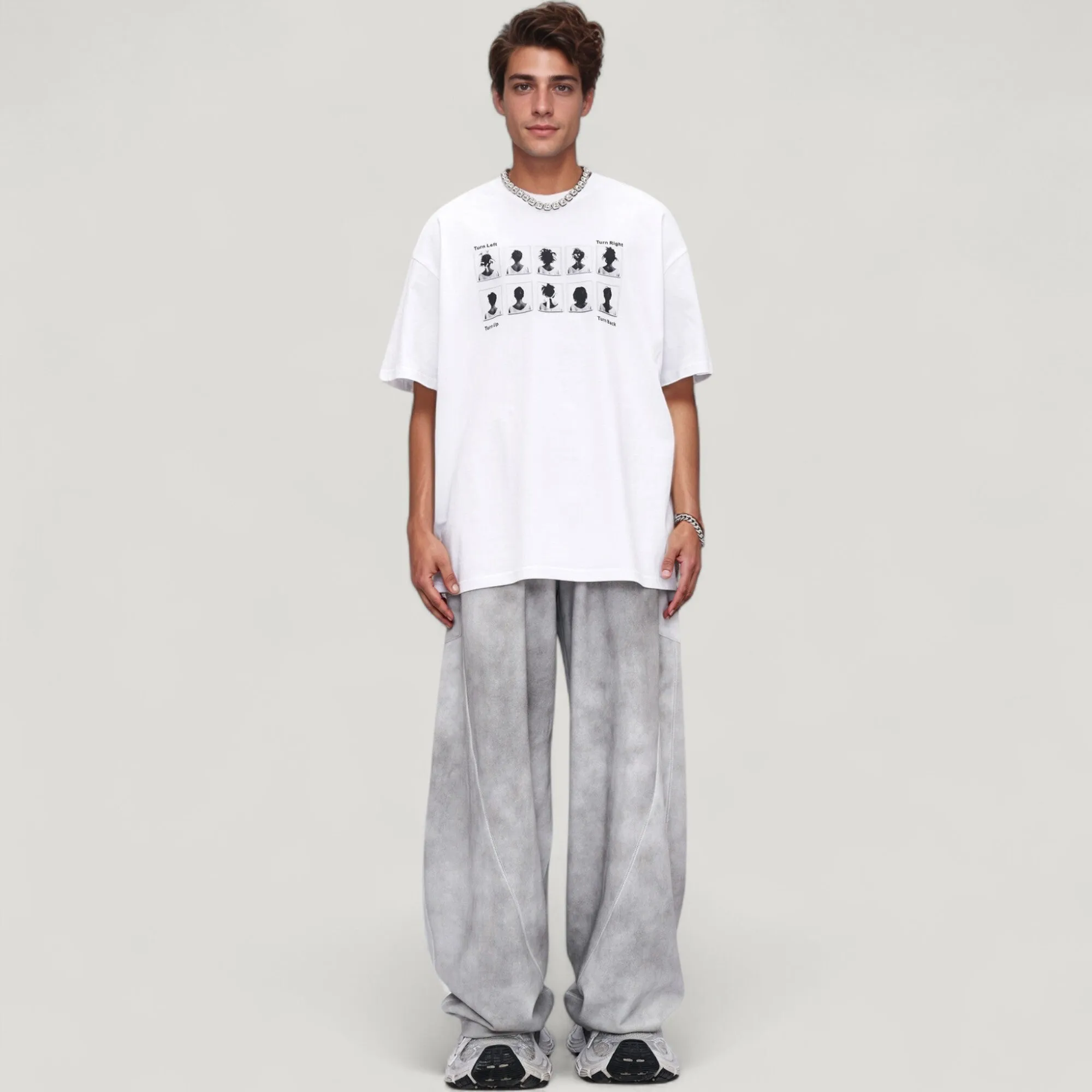 Anna-Kaci Active Men's Wide Leg Drawstring Pants with Relaxed Fit and Side Pockets sold by Anna-Kaci product image thumbnail 5