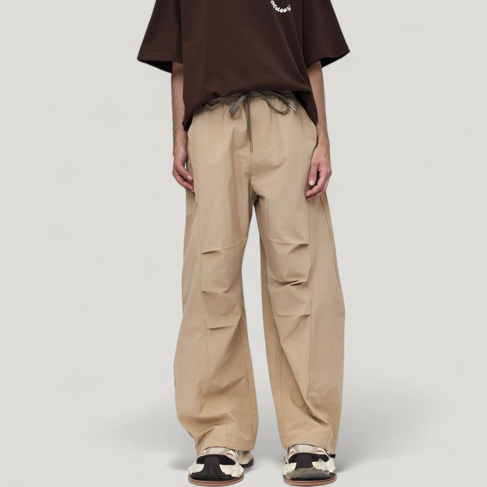 Anna-Kaci Active Men's Wide Leg Relaxed Fit Drawstring Waist Casual Sweatpants sold by Anna-Kaci product image thumbnail 4