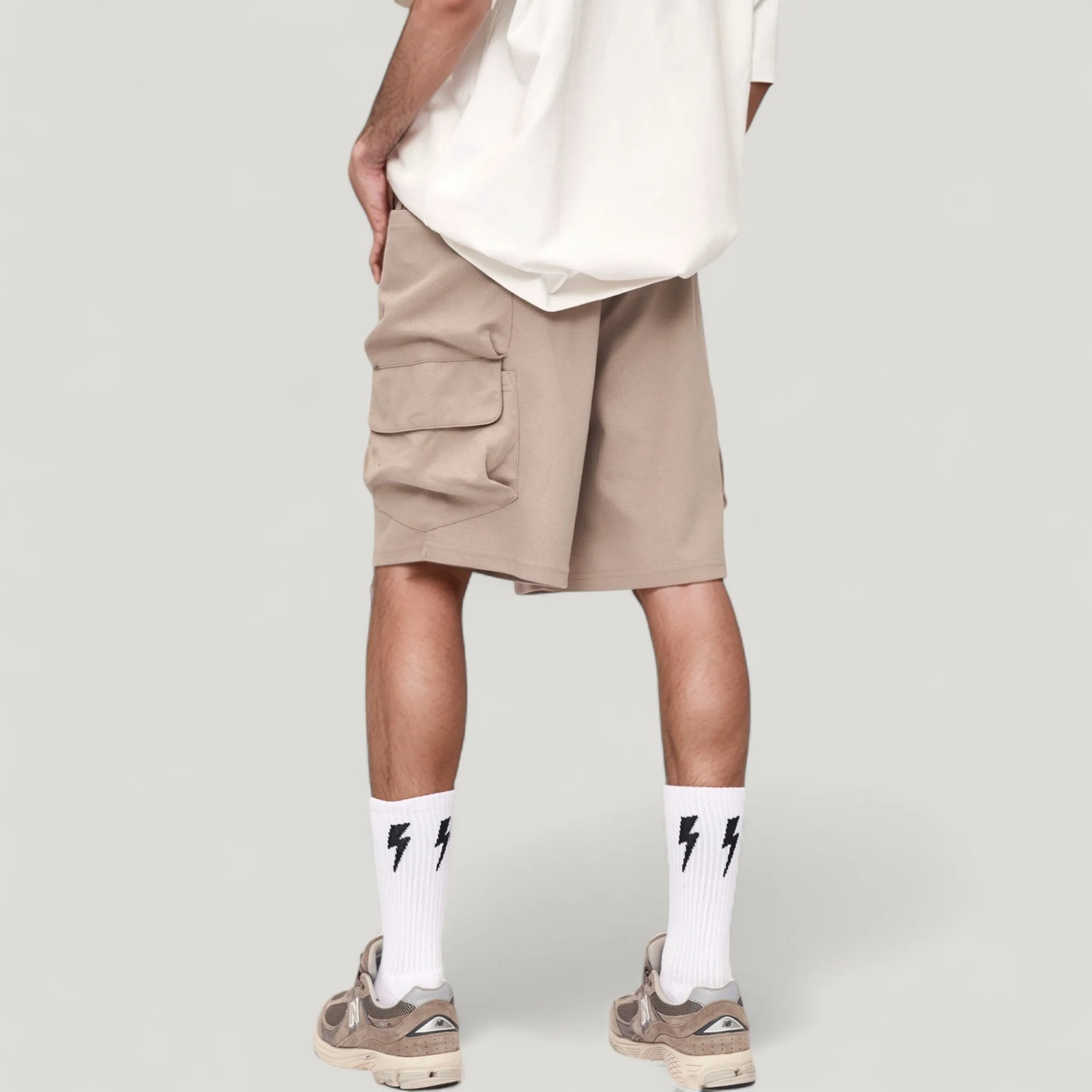 Anna-Kaci Active Men's Drawstring Waist Relaxed Fit Everyday Casual Shorts with Side Pockets sold by Anna-Kaci product image thumbnail 3