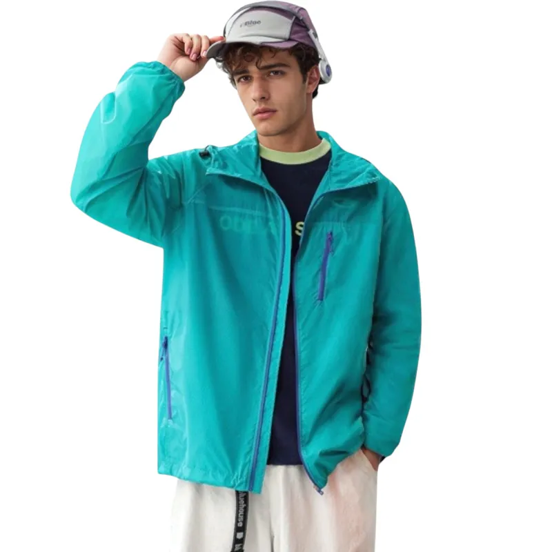 Anna-Kaci Active Men's Lightweight Hooded Zip-Up Windbreaker Jacket with Elastic Cuffs sold by Anna-Kaci