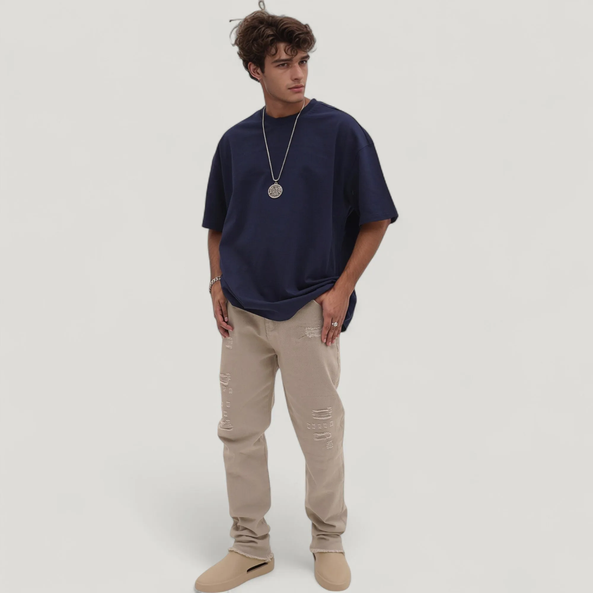 Anna-Kaci Active Men's Classic Short Sleeve Crew Neck T-Shirt with Relaxed Fit and Timeless Style sold by Anna-Kaci product image thumbnail 3