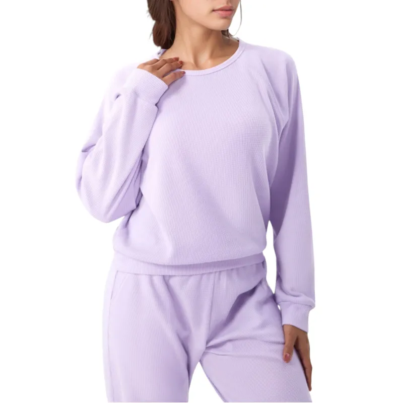 Anna-Kaci Active Women's Long Sleeve Crew Neck Pullover Top with Relaxed Fit and Ribbed Cuffs sold by Anna-Kaci