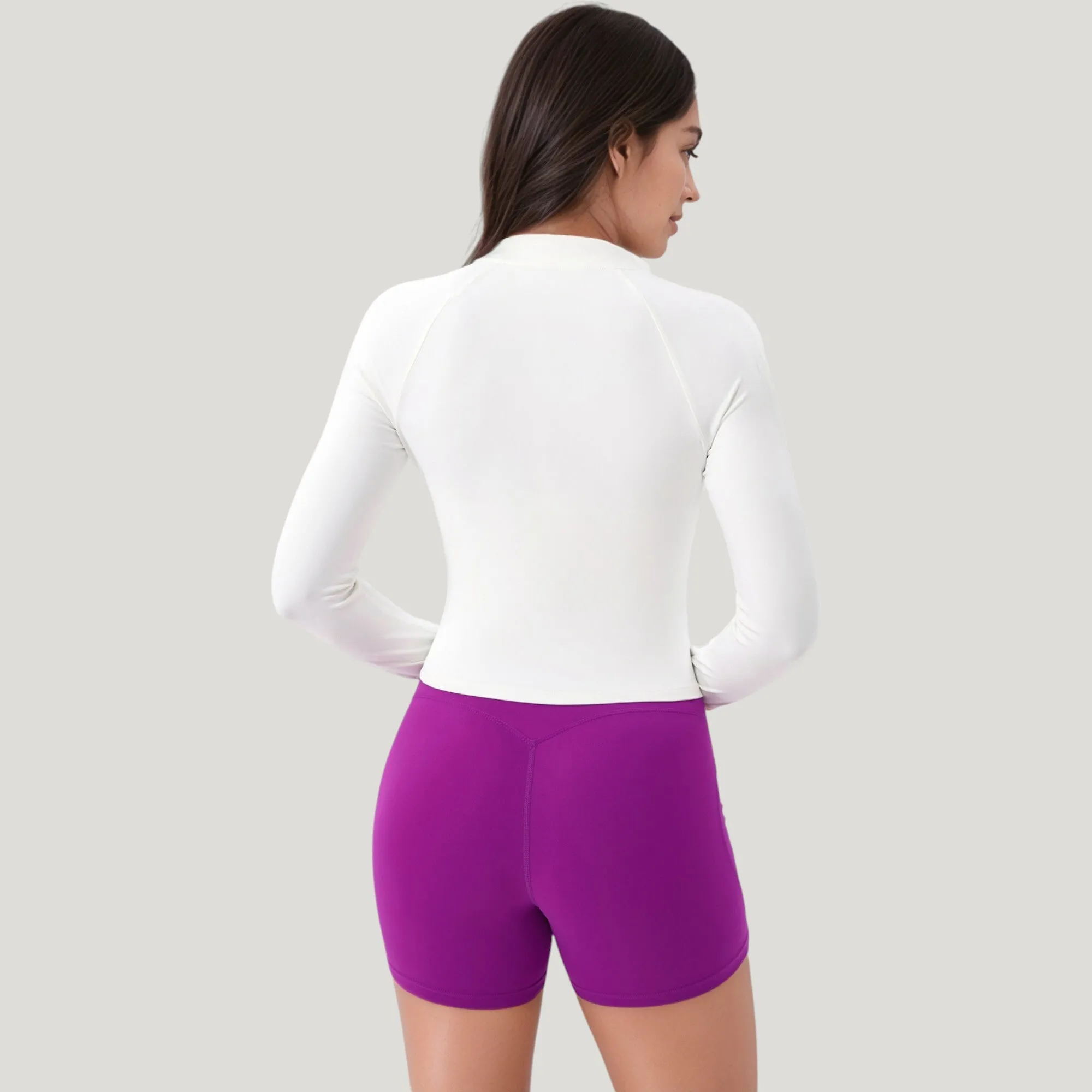 Anna-Kaci Active Women's Long Sleeve Zip Front Activewear Jacket with Streamlined Fit and Lightweight Performance Fabric sold by Anna-Kaci product image thumbnail 5