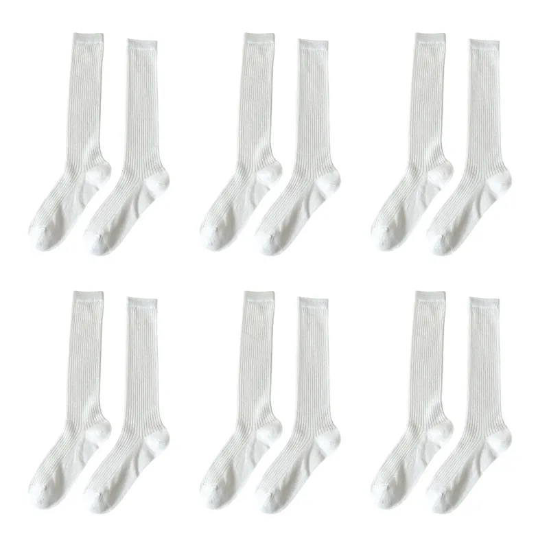 Anna-Kaci Women's 6pk Ribbed Knee - High Socks - Soft & Breathable sold by Anna-Kaci