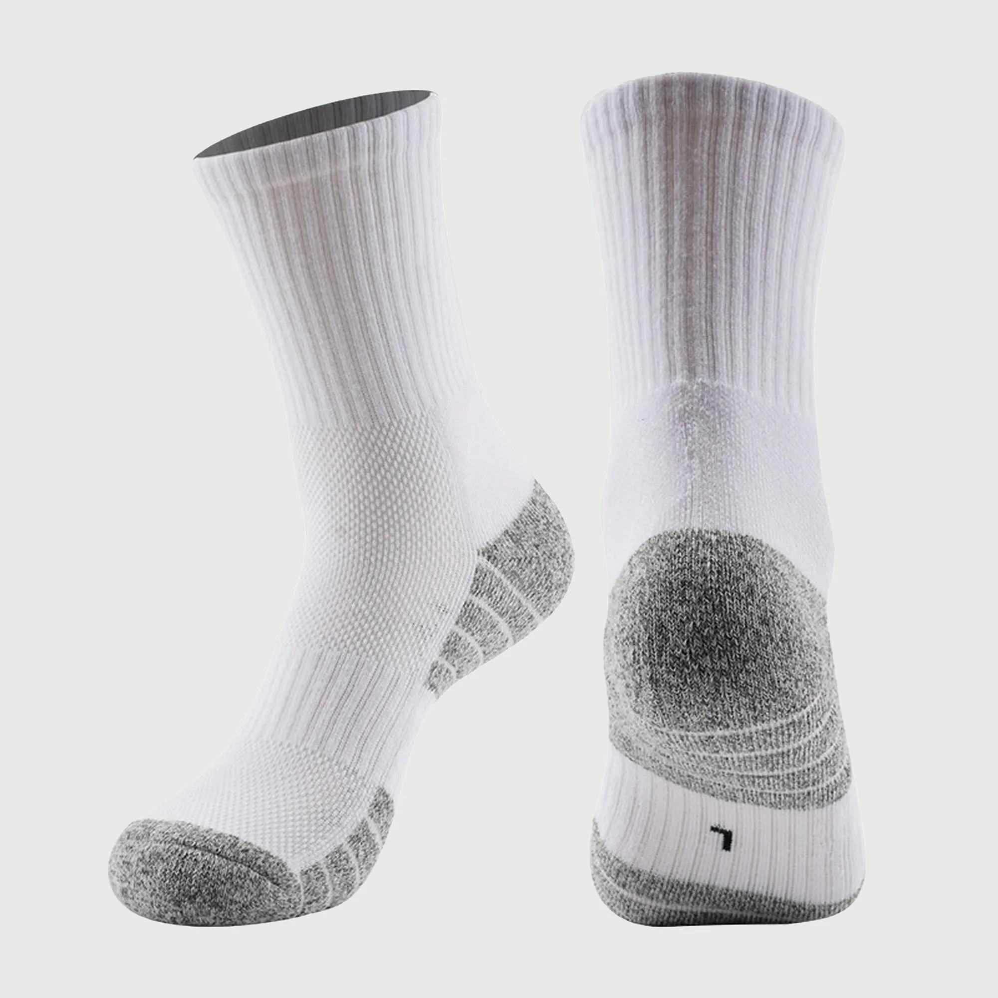 Anna-Kaci Men's Crew Athletic Socks 6pk with Accents sold by Anna-Kaci product image thumbnail 2