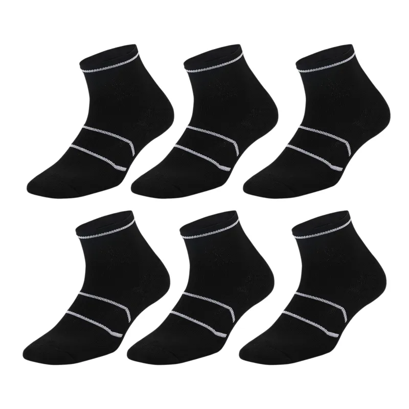 Anna-Kaci Men's 6pk Athletic Ankle Socks with Accents sold by Anna-Kaci