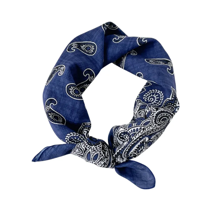 Anna-Kaci Cotton Paisley Print Bandana Scarf Square Neck Head Wrap - 22.8IN¡Á22.8IN sold by Anna-Kaci