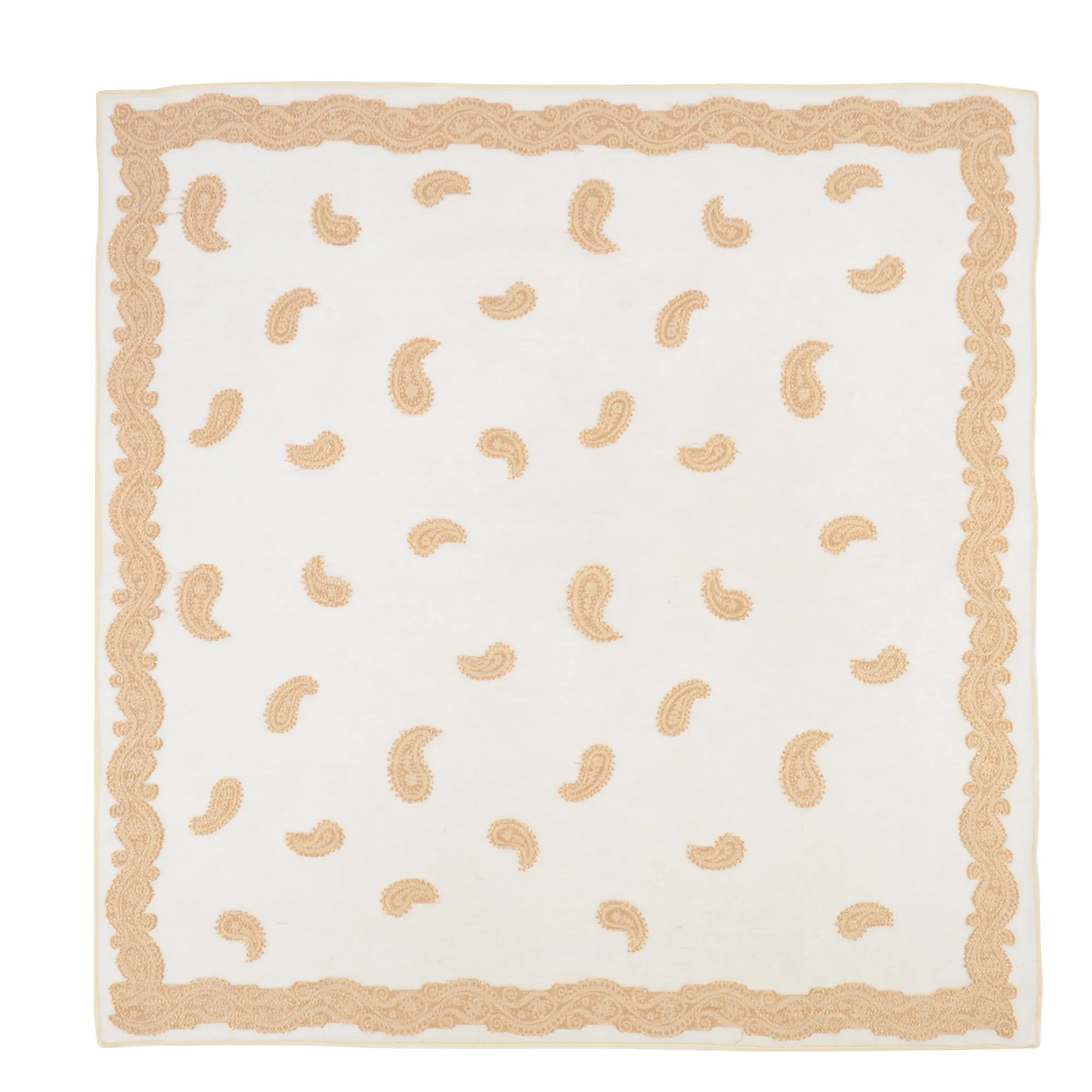 Anna-Kaci Vintage Jacquard Square Scarf Elegant Retro Floral Pattern Headscarf Shawl Wrap - 35.4IN¡Á35.4IN sold by Anna-Kaci product image thumbnail 3