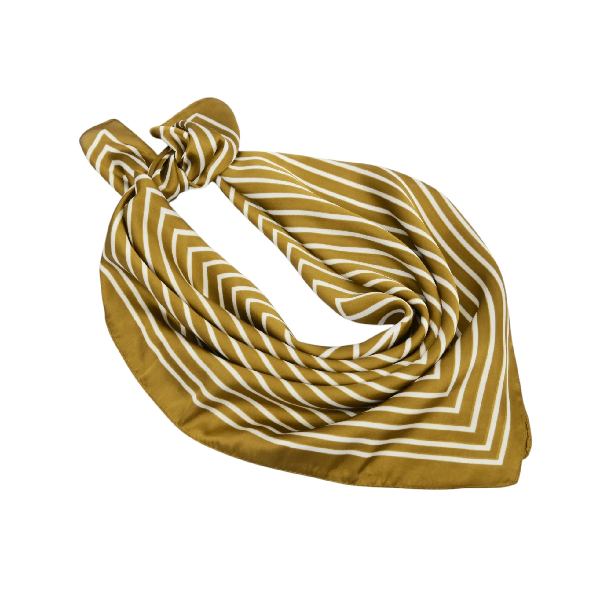 Anna-Kaci Women's Classic Striped Satin Square Scarf for Neck Hair Bag Decoration - 27.5IN¡Á27.5IN sold by Anna-Kaci product image thumbnail 5