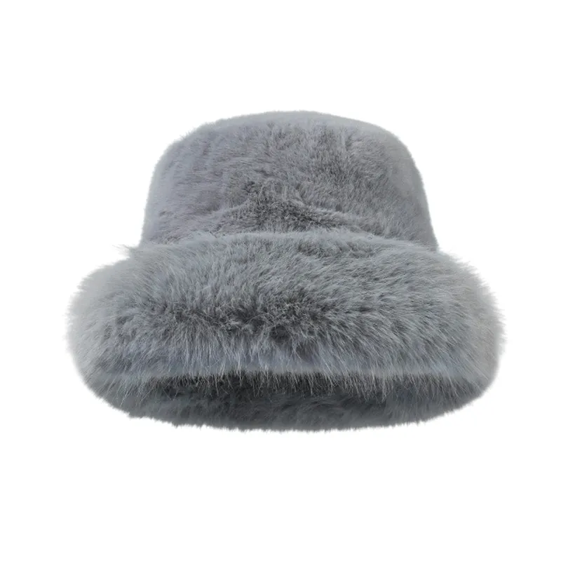 Anna-Kaci Women's Faux Fur Bucket Hat - Winter Warm & Stylish sold by Anna-Kaci