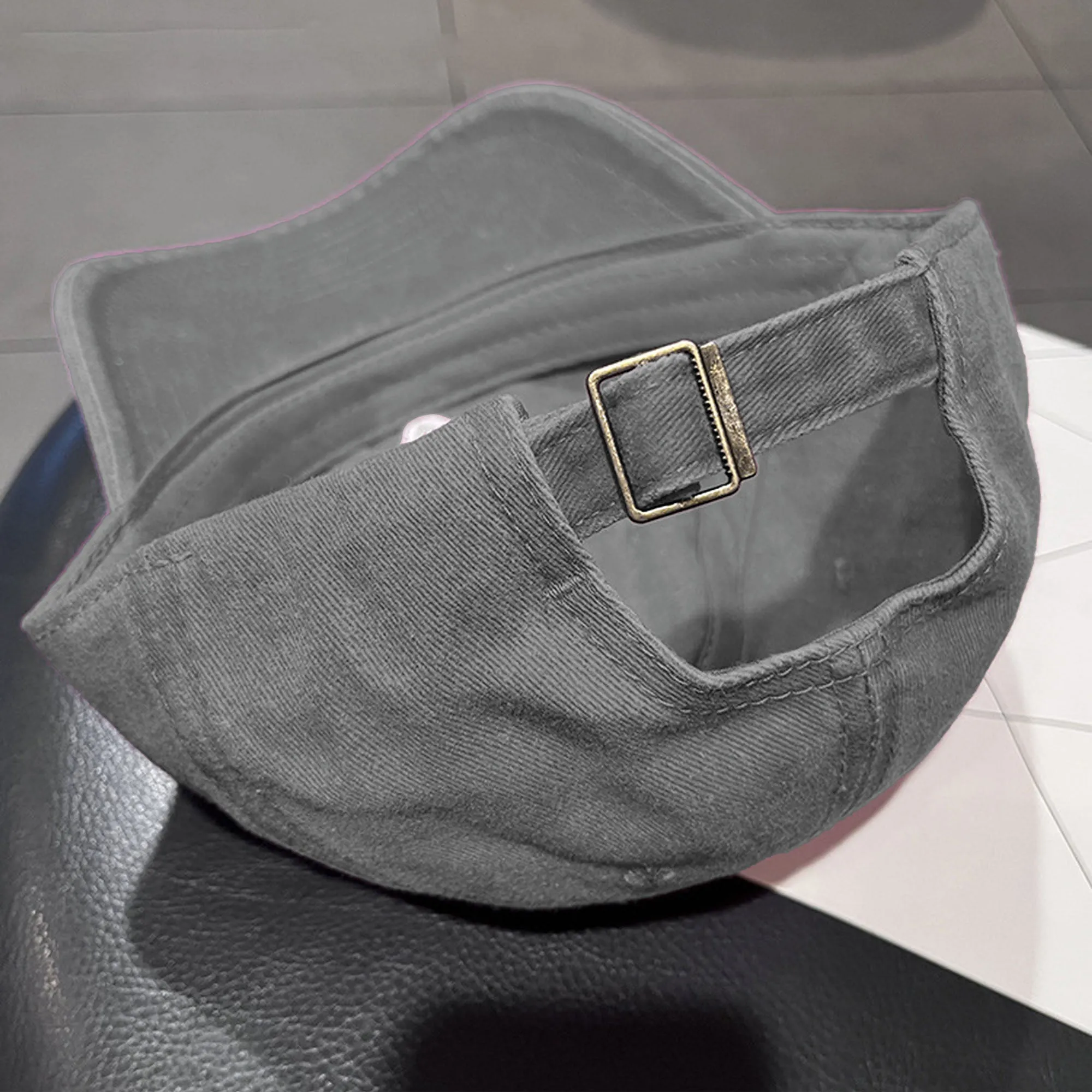 Anna-Kaci Women's Coral Vintage Washed Baseball Cap with Heart Embroidery sold by Anna-Kaci product image thumbnail 4