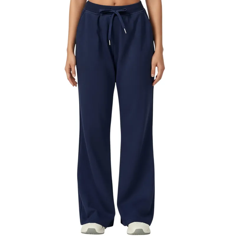 Anna-Kaci Active Women's Wide Leg High Waist Drawstring Pants with Relaxed Fit and Soft Stretch Fabric sold by Anna-Kaci