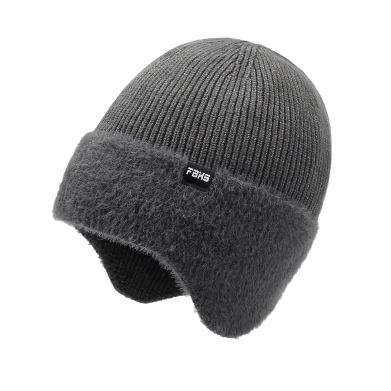 Anna-Kaci Unisex Knit Beanie with Ear Flaps sold by Anna-Kaci
