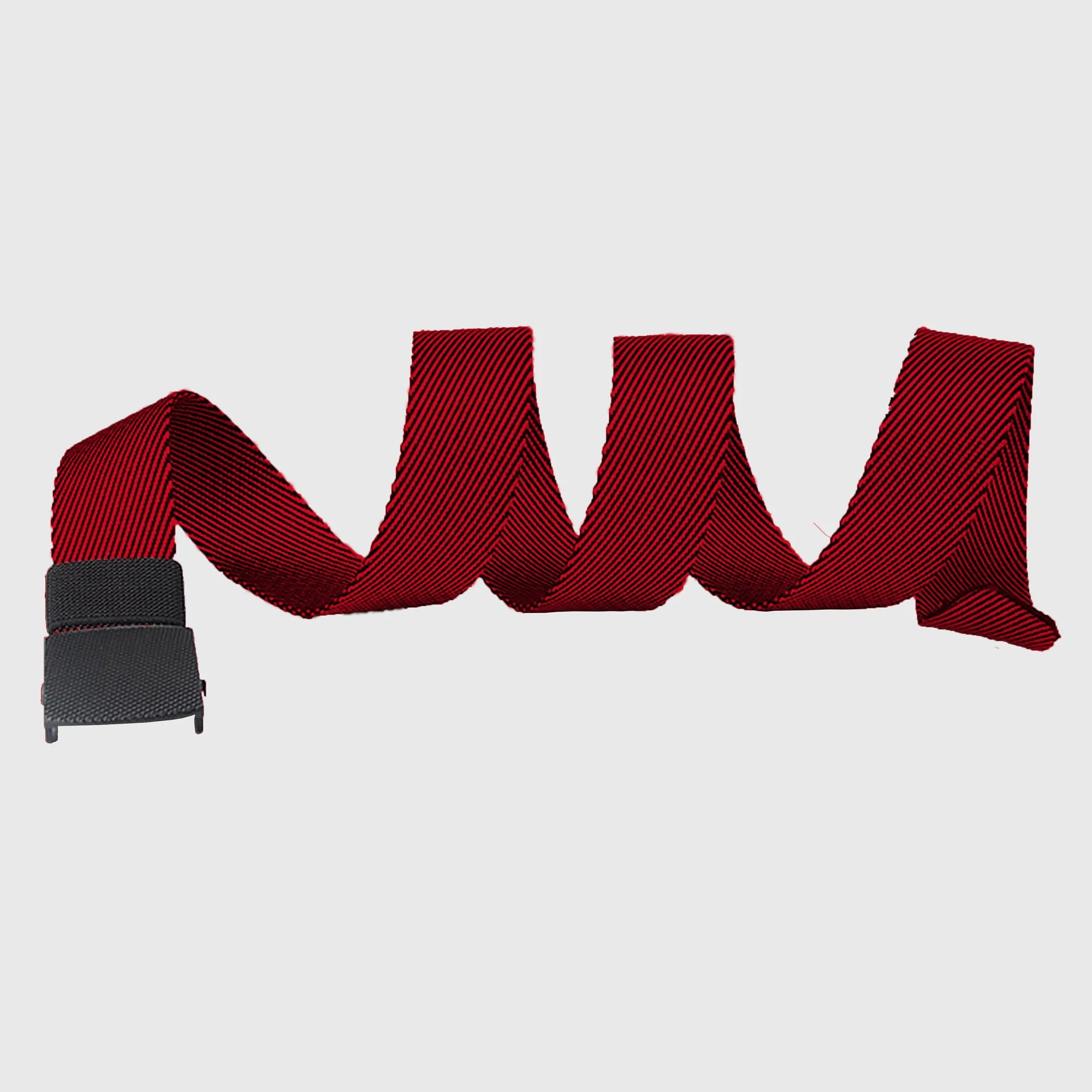 Anna-Kaci Women's Striped Nylon Belt with Textured Buckle sold by Anna-Kaci product image thumbnail 2