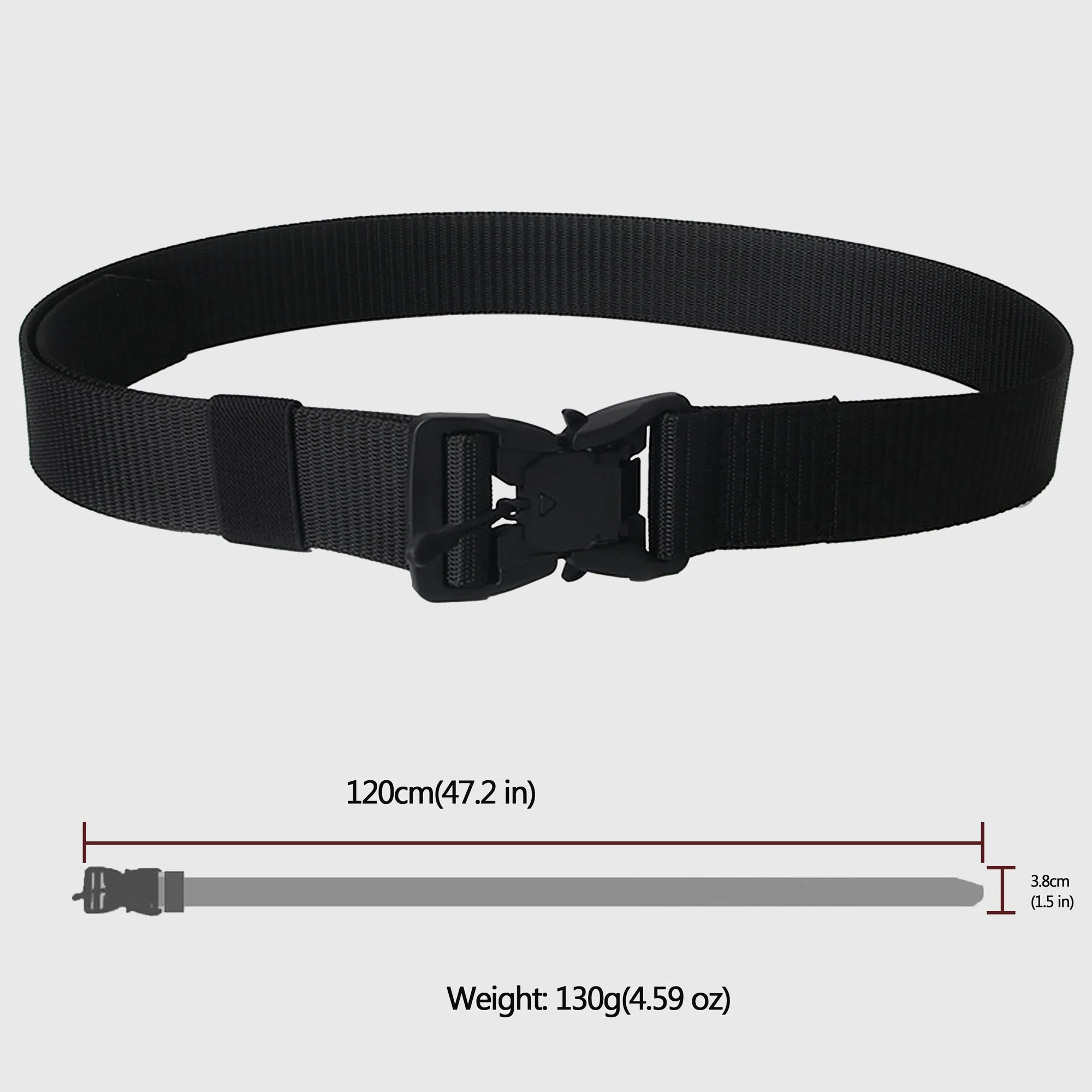 Anna-Kaci Women's Nylon Belt with Quick - Release Buckle sold by Anna-Kaci product image thumbnail 4