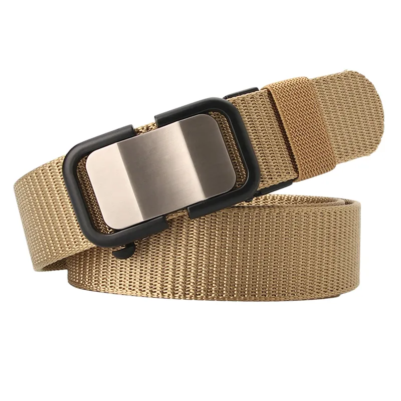 Anna-Kaci Women's Nylon Belt with Metal Buckle sold by Anna-Kaci