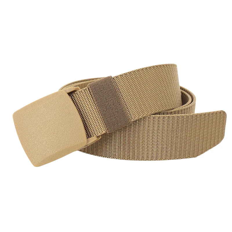 Anna-Kaci Women's Nylon Webbing Belt with Plastic Buckle sold by Anna-Kaci