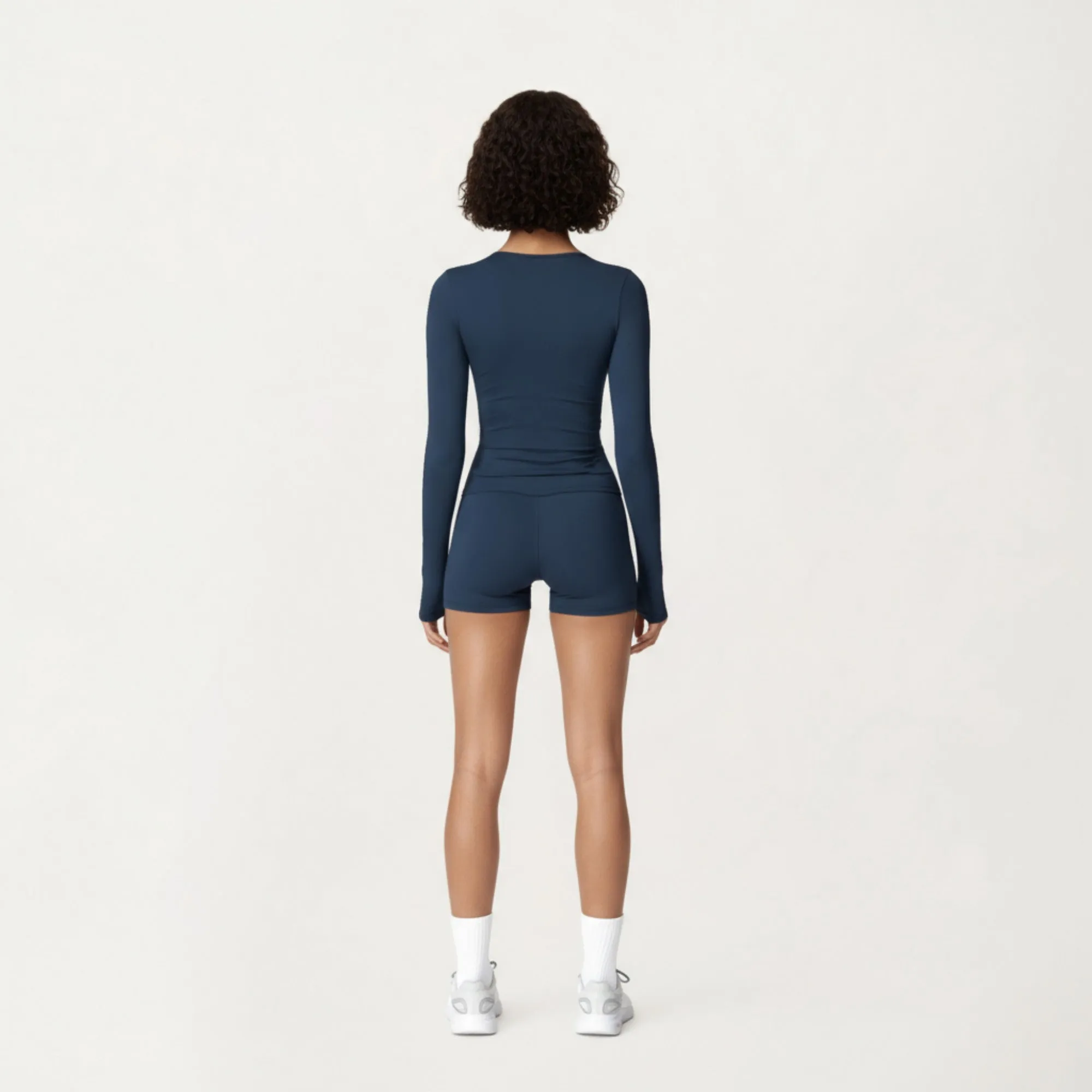 Anna-Kaci Active Women's Long Sleeve Fitted Active Top with Thumbhole Cuffs and Crew Neck sold by Anna-Kaci product image thumbnail 5