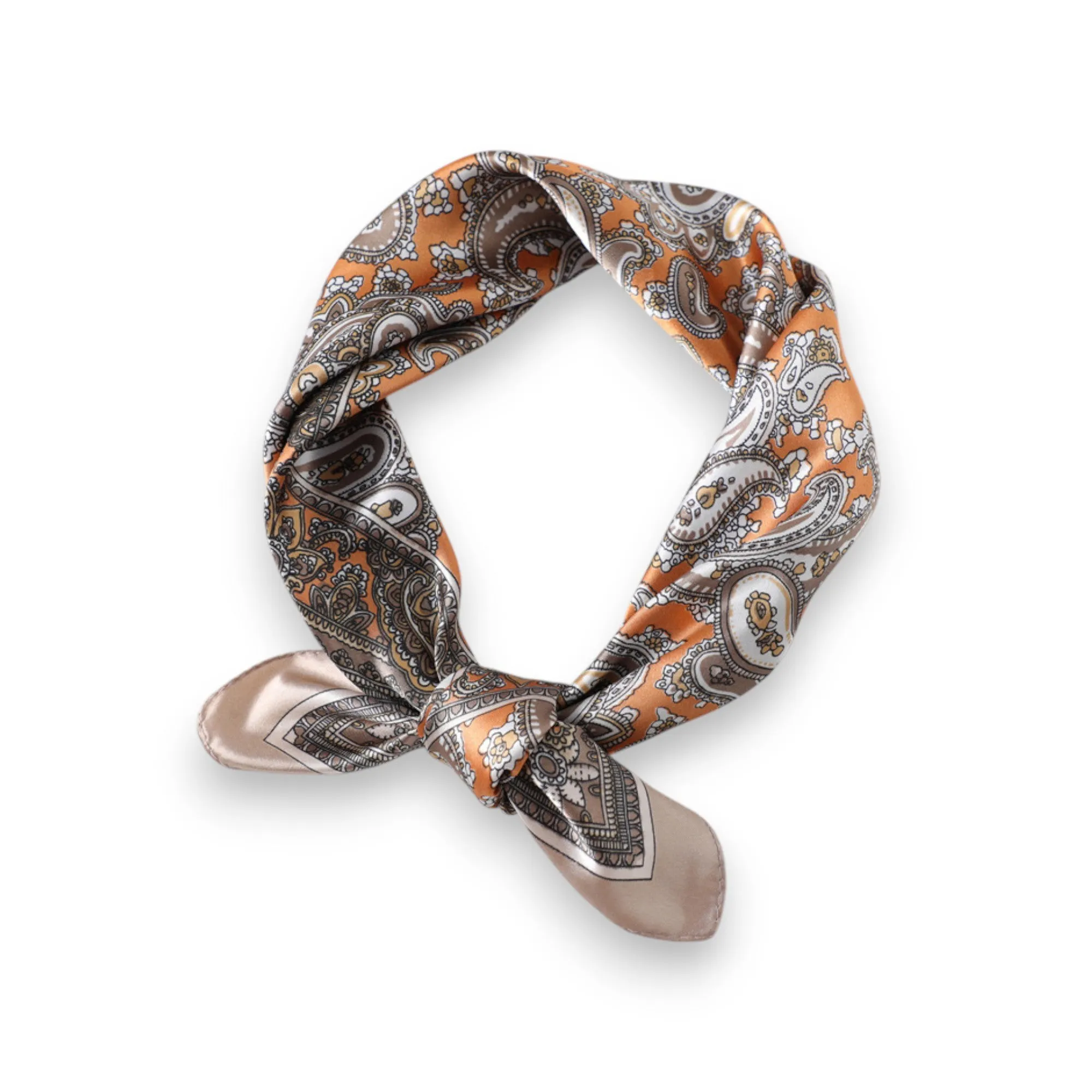 Anna-Kaci Women's Satin Square Scarf with Classic Paisley Print 23.6¡Á23.6 Inches sold by Anna-Kaci
