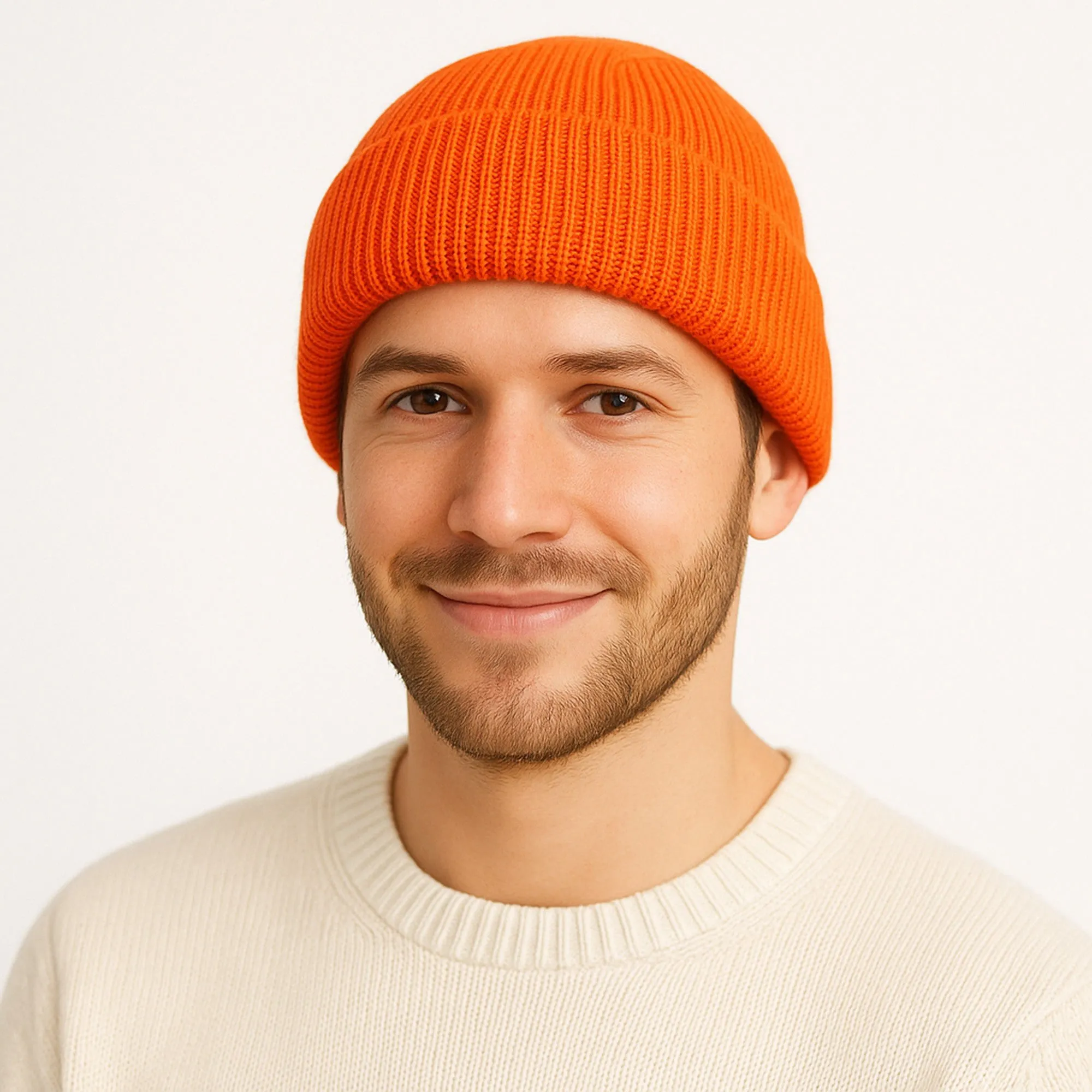 Anna-Kaci Unisex Warm Knit Beanie Soft Stretchy Cuffed Winter Hat Lightweight Solid Color Design sold by Anna-Kaci product image thumbnail 5