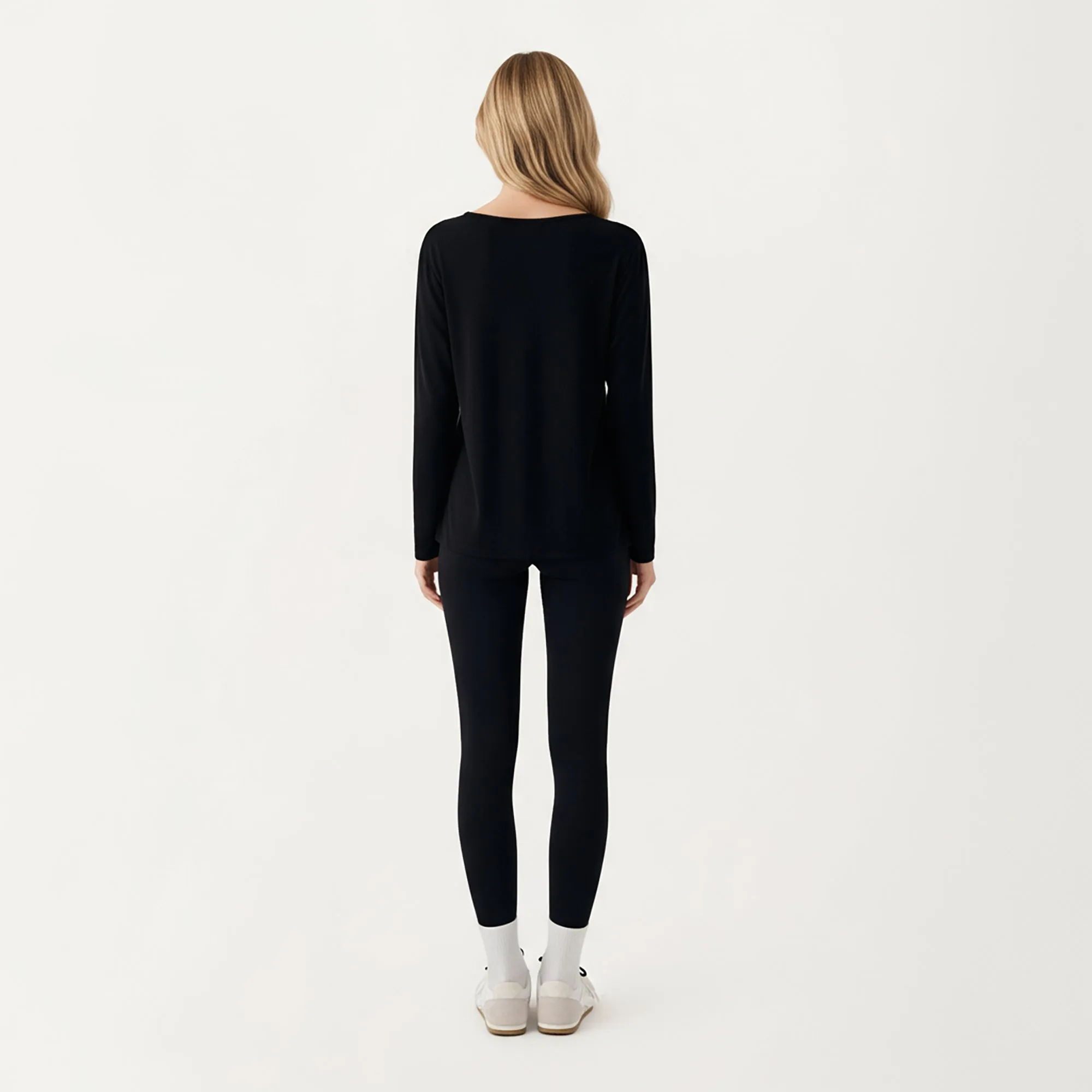 Anna-Kaci Active Women's Long Sleeve Pullover Top with Relaxed Fit and Boat Neckline sold by Anna-Kaci product image thumbnail 4