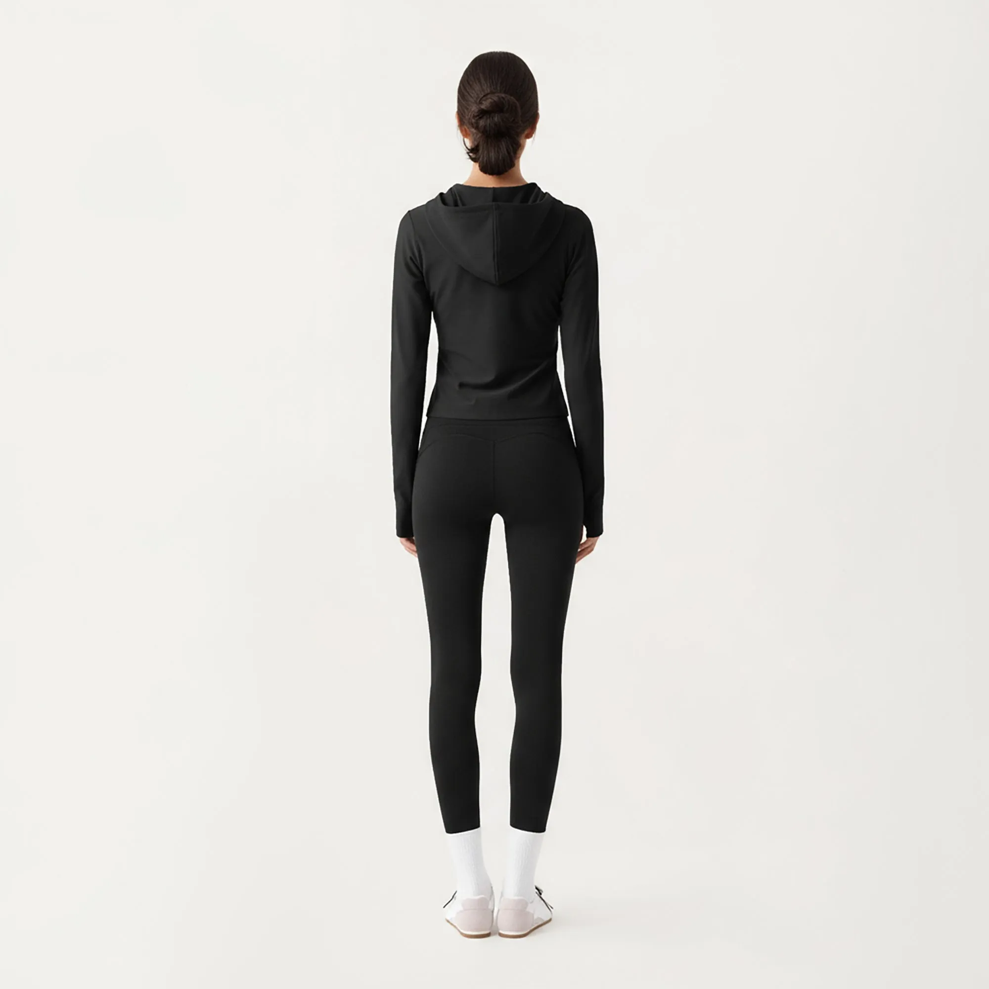 Anna-Kaci Active Women's Long Sleeve Zip Up Hoodie Jacket with Contoured Fit and Thumbhole Cuffs sold by Anna-Kaci product image thumbnail 4