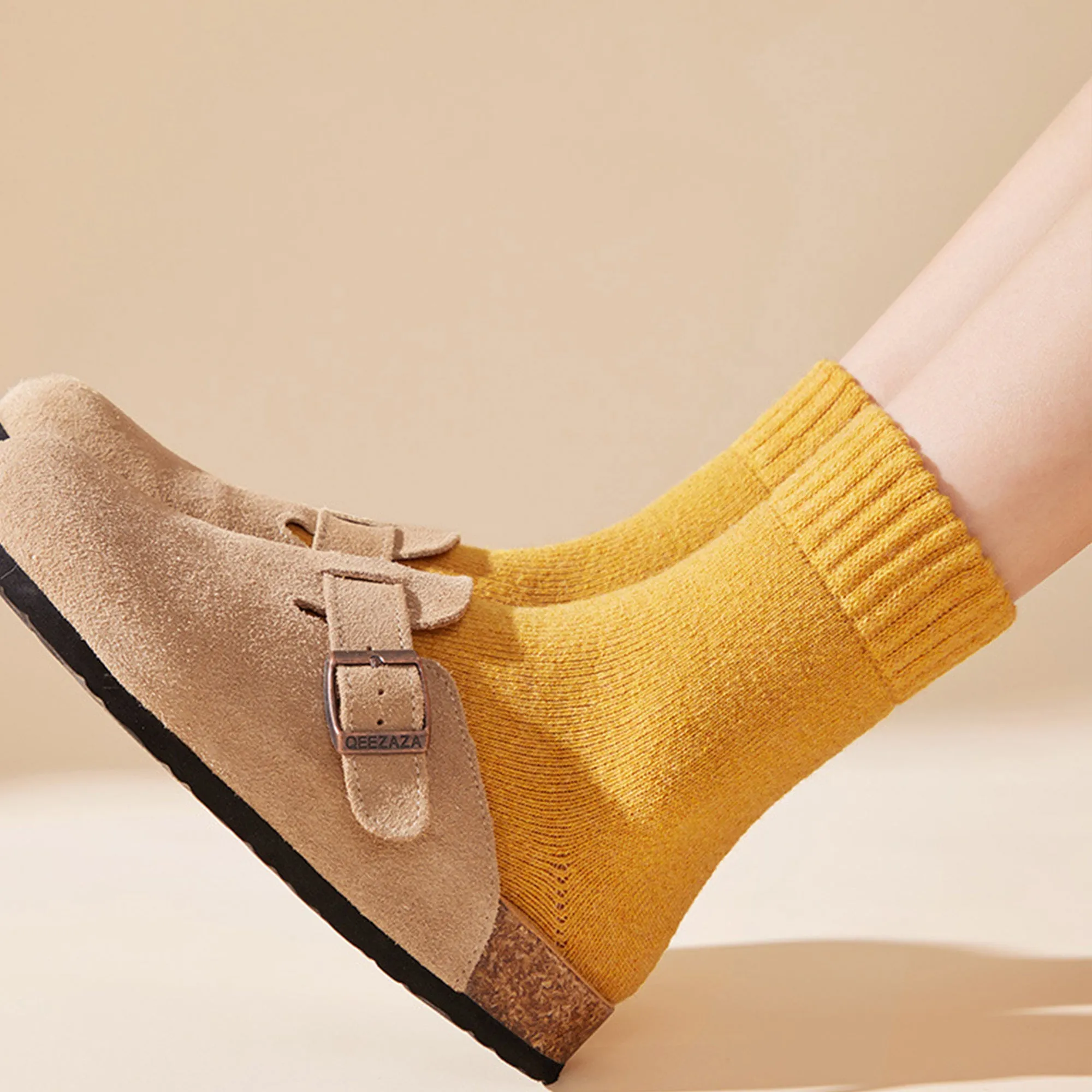 Anna-Kaci Women's 3-Pack Thermal Wool Blend Socks with Plush Lining for Winter Warmth sold by Anna-Kaci product image thumbnail 3