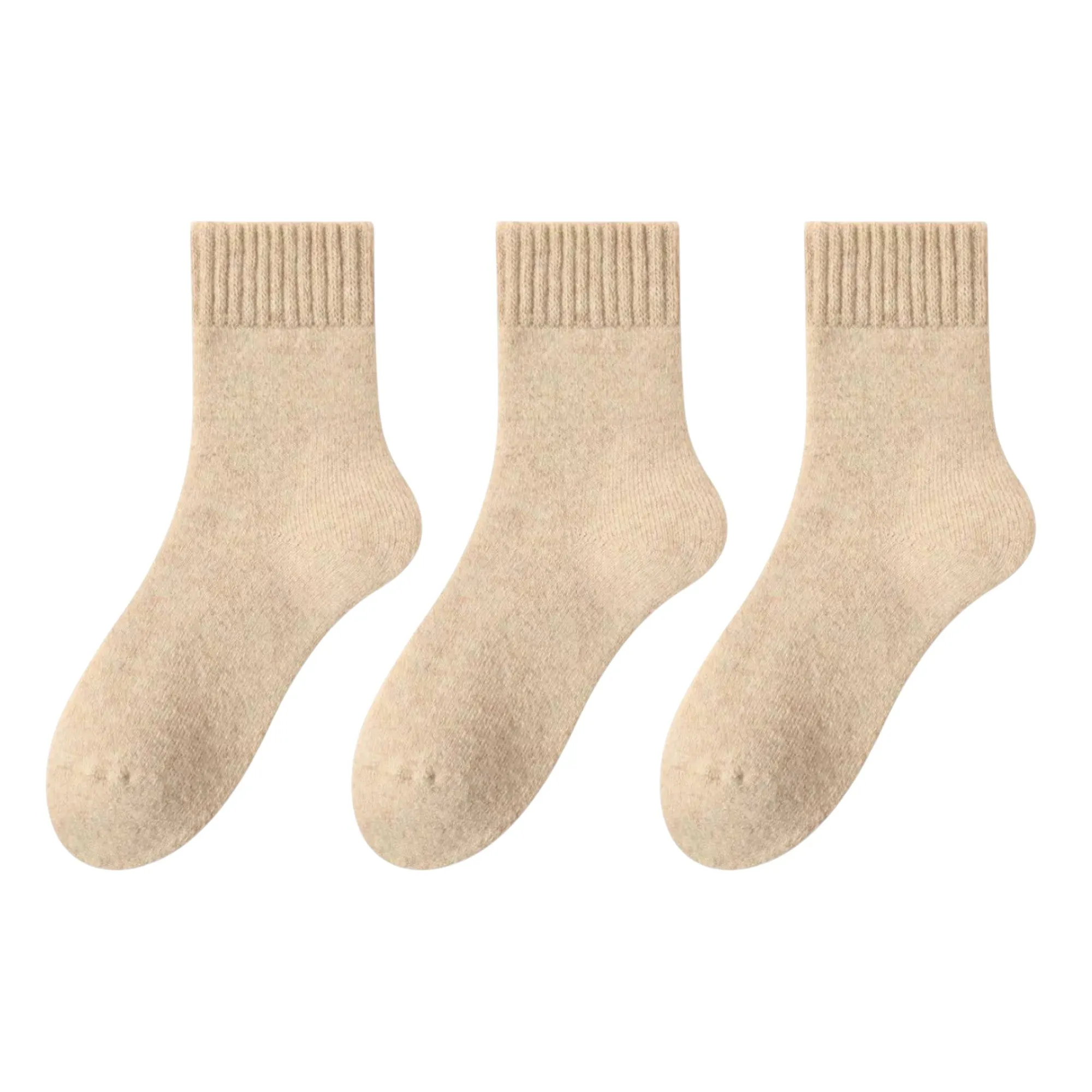 Anna-Kaci Women's 3-Pack Thermal Wool Blend Socks with Plush Lining for Winter Warmth sold by Anna-Kaci product image thumbnail 4