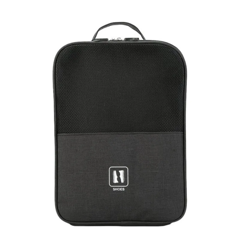 Anna-Kaci Travel Shoe Storage Bag with Mesh Panel and Dual Zipper Closure 12x9x6in sold by Anna-Kaci