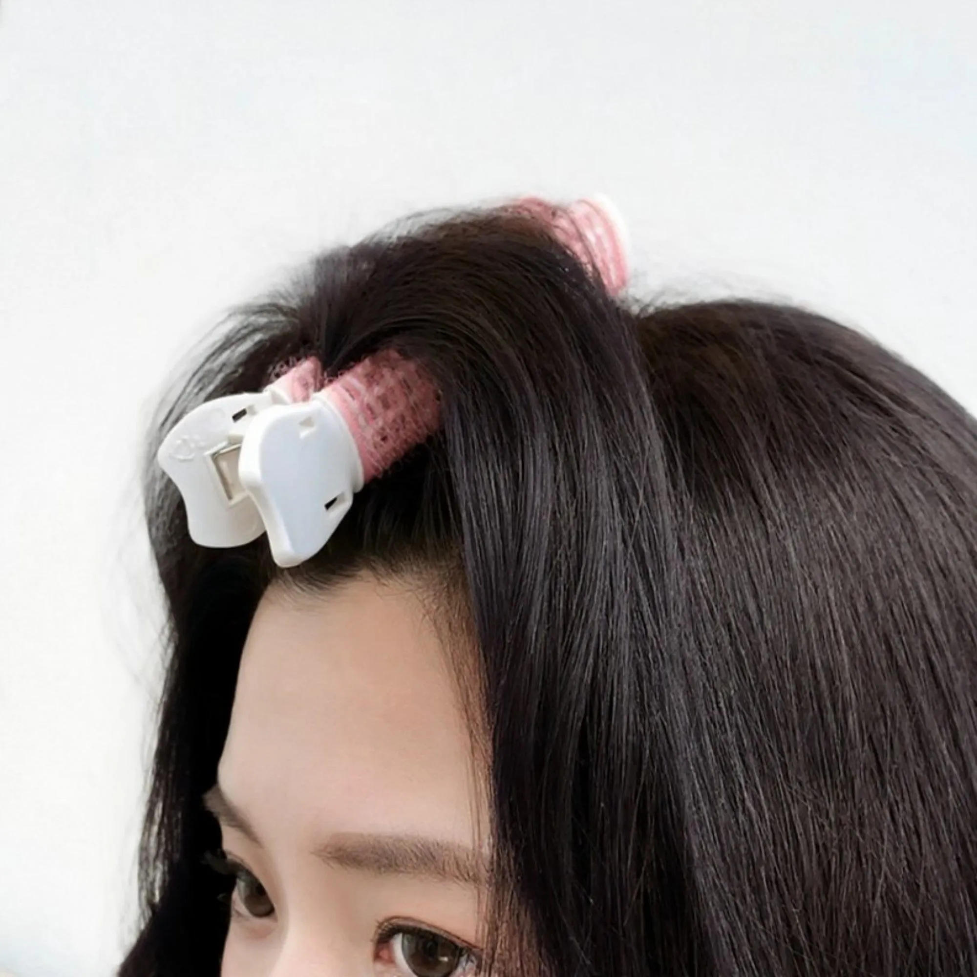 Anna-Kaci Set of 2 Self-Grip Hair Rollers with Secure Clip Top for Volume and Styling 4x1.5in sold by Anna-Kaci product image thumbnail 2