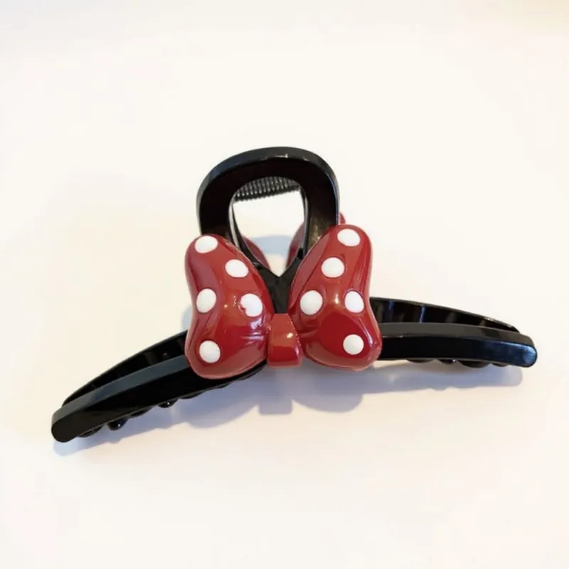 Anna-Kaci Bow Hair Claw Clip with Polka Dot Design and Strong Grip 6in made by Anna-Kaci