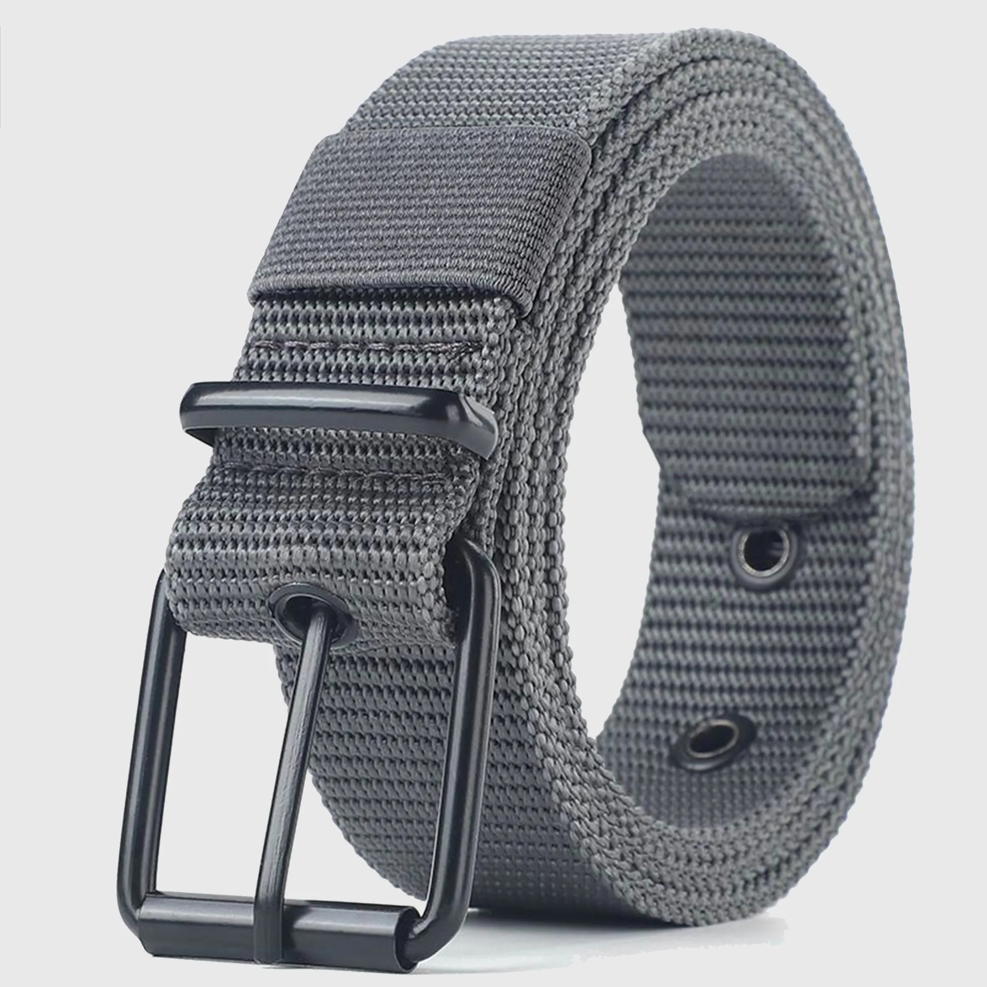 Anna-Kaci Women's Nylon Waist Belt with Multiple Holes & Black Buckle sold by Anna-Kaci product image thumbnail 5