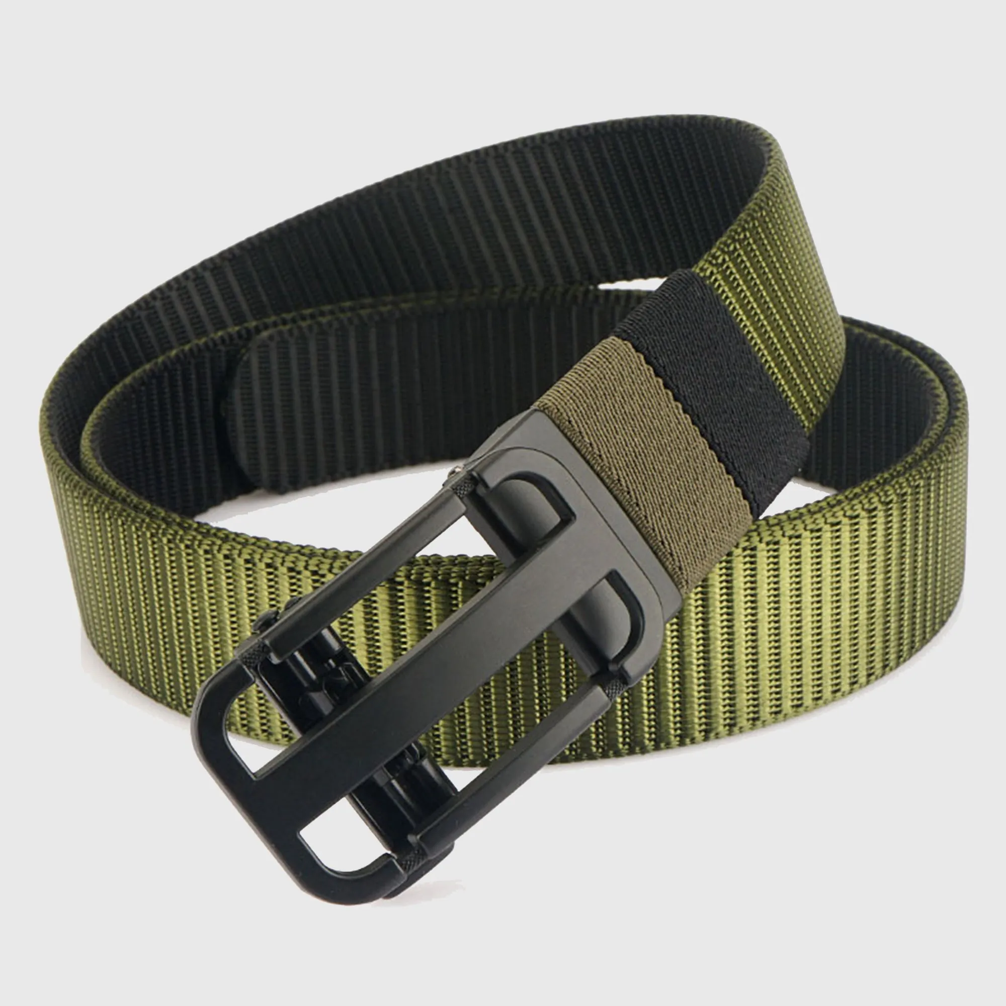 Anna-Kaci Women's Elastic Nylon Waist Belt with Zinc Alloy Adjustable Buckle sold by Anna-Kaci product image thumbnail 5