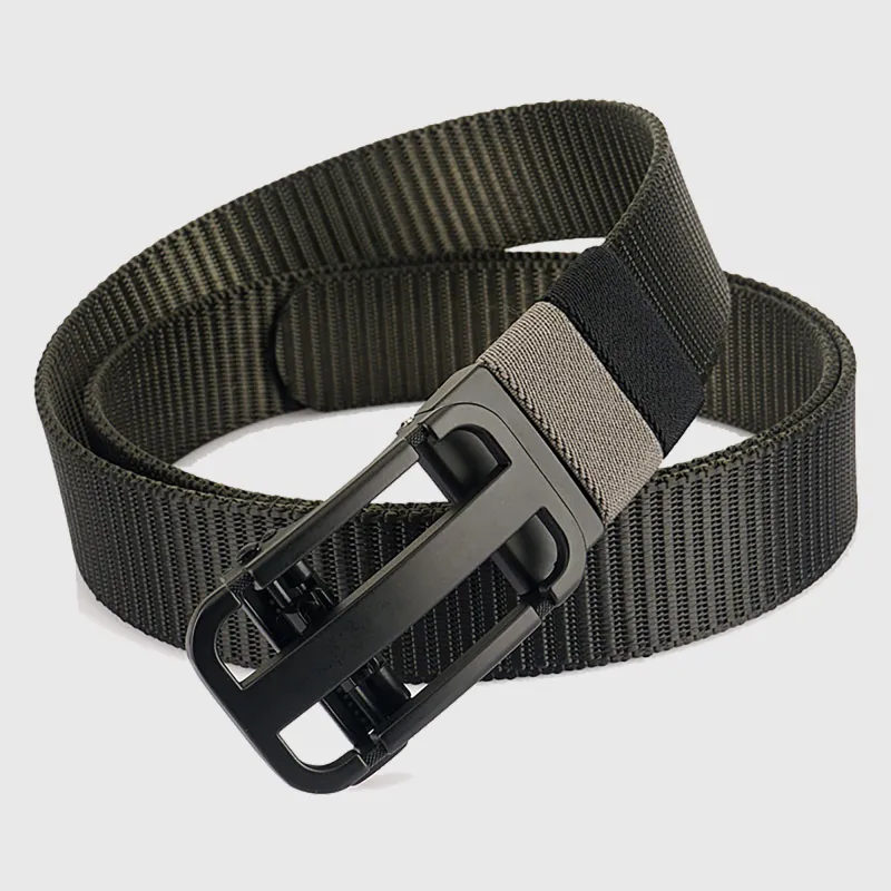 Anna-Kaci Women's Elastic Nylon Waist Belt with Zinc Alloy Adjustable Buckle sold by Anna-Kaci