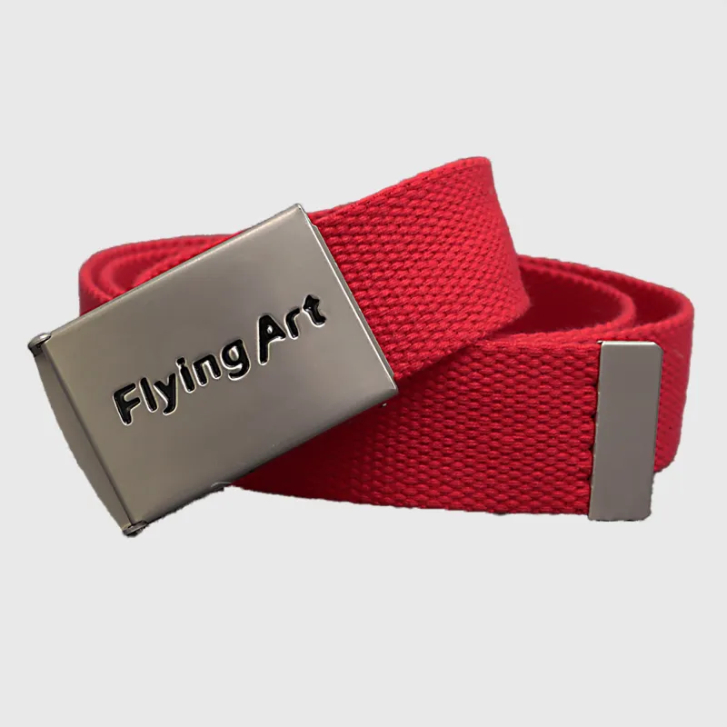 Anna-Kaci Women's Canvas Waist Belt with Metal Buckle sold by Anna-Kaci