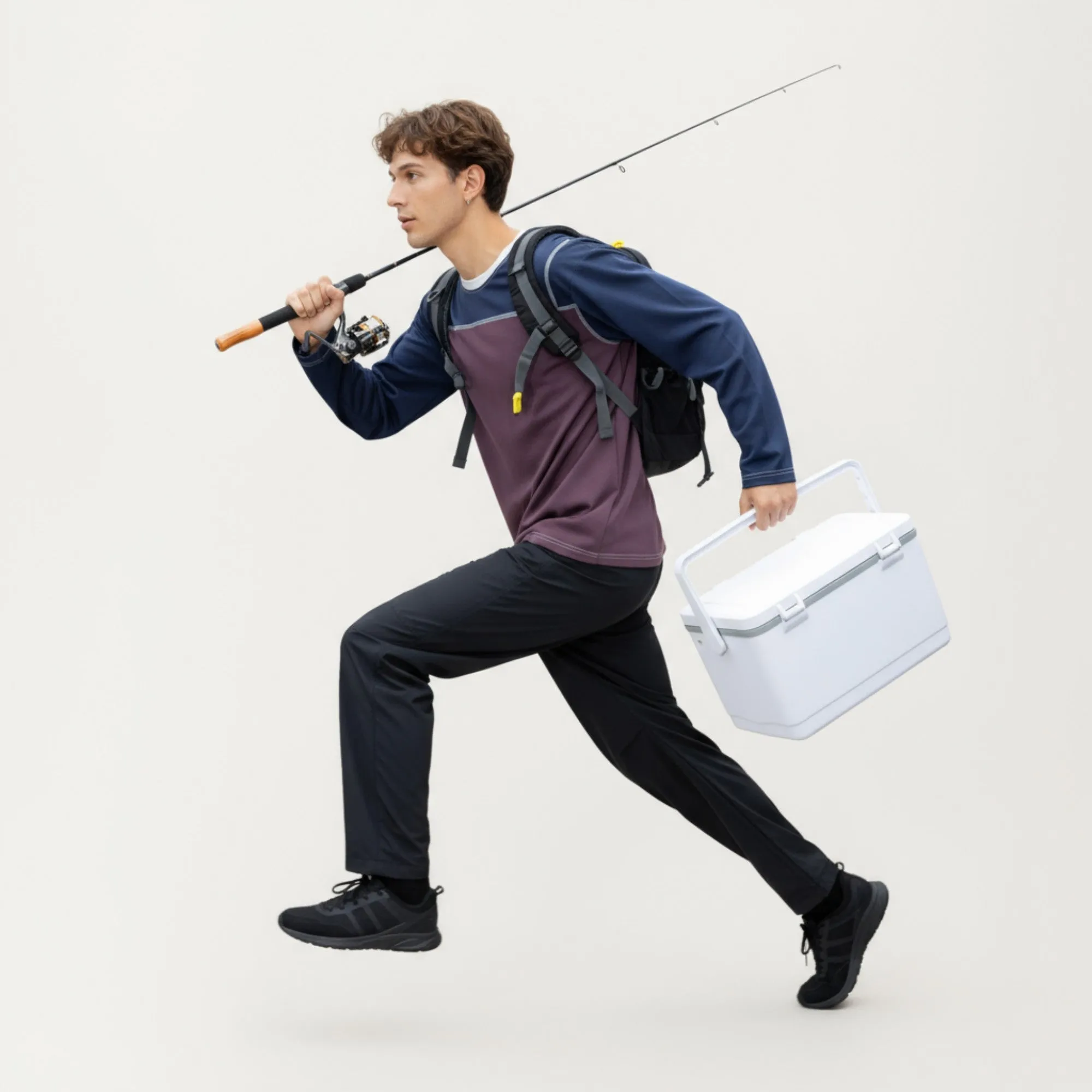 Anna-Kaci Men's Long Sleeve Color Block Crew Neck Pullover with Contrast Stitching and Relaxed Fit sold by Anna-Kaci product image thumbnail 4