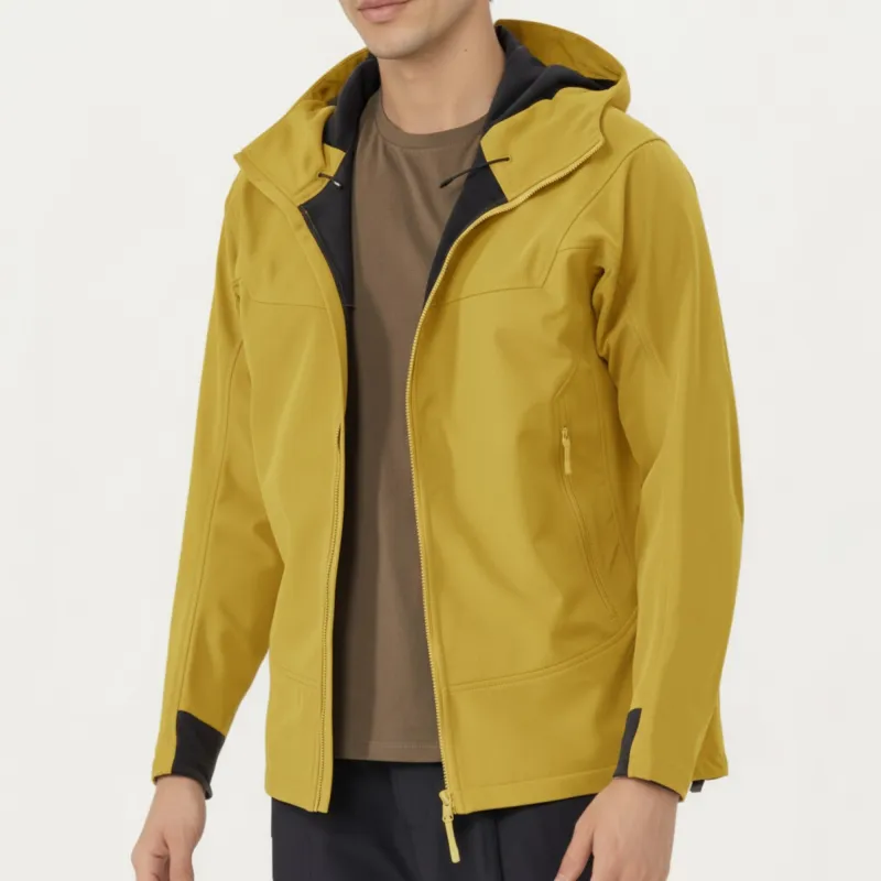 Anna-Kaci Men's Full Zip Hooded Jacket with Adjustable Drawstrings and Front Zip Pockets sold by Anna-Kaci